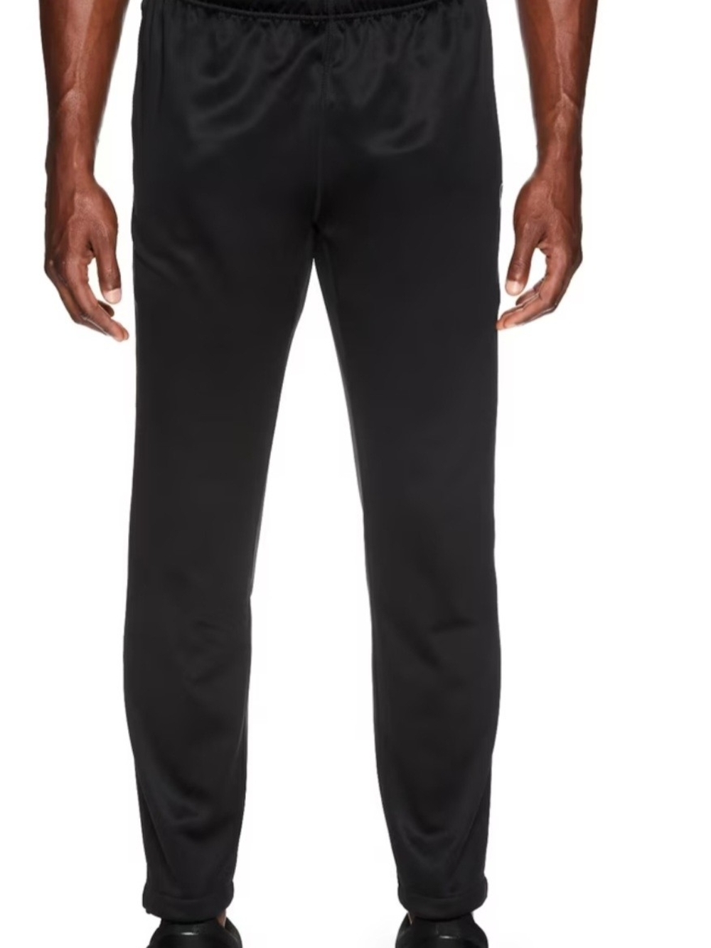 And1 Men's Active Tech Fleece Black Slim Fit Jogger Basketball Sweatpants Large